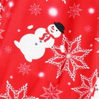 Morttic Božićne pidžame za obitelj, podudaranje set Hoodie Pajamas Reindeer Jumpsin rub za spavanje