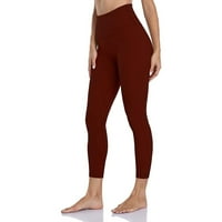 Ocivier struice zategnute struke Fitness visoke ženske joge joge boje hlače skrivene čvrste joge hlače
