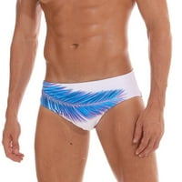 Luiyenes muški plivanje trupa u boji u boji blok prugaste kratke hlače