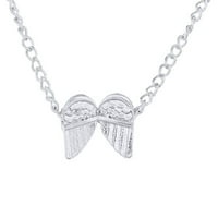 Yueurianxi Nova dijamantna anđeoska krila ljubavna ogrlica ističe vašu ličnost