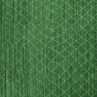 Ahgly Company u zatvorenom trgu orijentalne smaragdne tepihe zelene industrijske oblasti, 5 'kvadrat