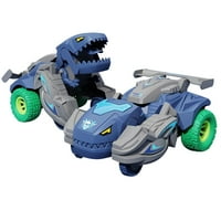 Fonwoon Transforming Dinosaur Toys Dinosaur Transformator Auto igračka vuče Dino Race Car, Božićni pokloni
