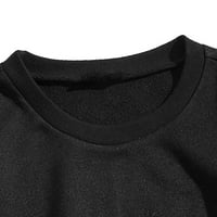 DTIDTPE dukserica za žene, povremeni grafički ispis pulover dukserice Top ženskih vrhova dugih rukava