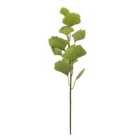 Umjetna biljka Ginkgo list lažni 3D ljepilo Hotel Restoran Željezni žica Kratki aranžman Vjenčanje