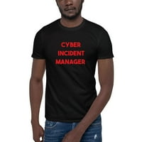 2xl Crveni cyber incident menadžer kratkih rukava pamučna majica s nedefiniranim poklonima