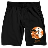 Dragon Ball z goku kanji muški crni san pidžama kratke hlače-srednje