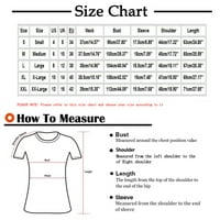 Ženski vrhovi i bluze Ženske vrhove Ležerne prilike labave fit plus veličina abecede tiskane majice