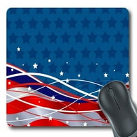 Patriotske pozadinske zvijezde i pruge PAD Personalizirani jedinstveni pravokutnik Gaming Mousepad 9.84