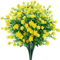 Zukuco umjetno cvijeće Vanjsko lažno cvijeće za ukras Otporni na UV neotpaštvu Ne Fade Fau Plastične