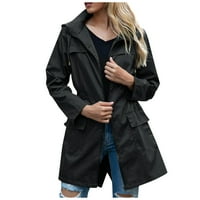 Hoodies struk zipper otporna na kišu na otvorenom vanjska jakna ženska jakna