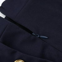 Penskeiy Žene Ležerne prilike plus veličine Zipper Elastic Band Hot Hlače Lady Ljeto Kratke hlače Trouser BodySuits S Navy Na prodaju
