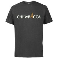 Star Wars Chewbacca Chewie Crtie Crtana Zamjena slova - Pamučna majica kratkih rukava za odrasle - prilagođeni-ugljen