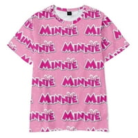 Mickey & Minnie Miš ispisana posada Relata FIT majica za djevojke dječake odrasli, šareni miksey miese