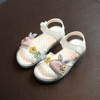 DMQupv cipele za djevojke Dečice cipele slatke djevojke zec princess meka beba plaža toddler sandale