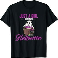 Samo djevojka koja voli majicu Halloween