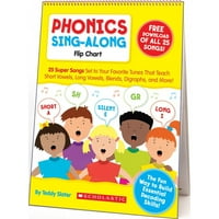 Scholastic K- Phonics Sing-with Flip Chart - Tema tema: Zabava - Učenje vještina: Dugi samoglasnici,