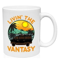 Šalica za kafu Livin Van Fantasy White Cup Funny Poklon