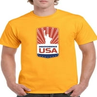 Neovisnost USA amblem majica MUŠKARa -Mage by Shutterstock, muški medij
