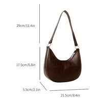 Ženska torba Solid Boja Torba za kupovinu patent zatvarač Torba modna casual Travel Bag