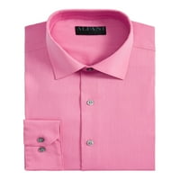 Muška ružičasta pinstripe navratnik na radnoj haljini Veličina košulje: XXL 18,5- 36 37