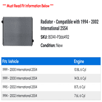 Radijator - kompatibilan sa - međunarodnim 2001