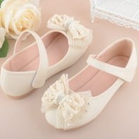 B91XZ Djevojka sandala Dječja obuća Modne male kožne cipele Baby Children Princess Cipele Čipka luk