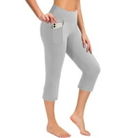 Joga hlače za žene Ženske joge pantalone džepove High struk vježba hlače casual pantalone