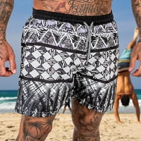 SCNOR TRŽIŠTE HLATS-a za muškarce Muška modna ljetna boja Udobnost printa Kratke hlače Plaže Kratke