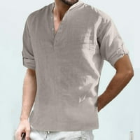 Košulje s dugim rukavima za muškarce Clearence, Ležerne tipke Ležerne prilike dugih rukava bluza na