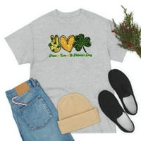 ObiteljskoPop LLC Mirov Love St. Patrick's Dnevna majica, St Patrick Leopard Ženska košulja, Lucky Shamrock