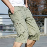 Comfy kratke hlače za muškarce Runnin Hratke Fitness Bodybuilding Džep za ispis Sportske kratke hlače