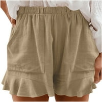 Gacuw Hlače za ženske ležerne ljetne hlače sa širokim nogama plus veličina Regularni fit lounge pantalone