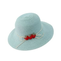 Qazqa Sunčana sitnica slatka plaža sunčana šešir vizir bazin šešir ribarsko šešir za odrasle svijetlo