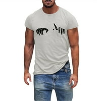 Muška majica Muške sezone modni casual pamuk ispis majica majica kratkih rukava top bluza