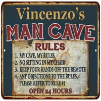 Vincenzo's Man Cave pravila Chic Rustic Green potpisao / la se metal 112180049965