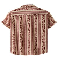Bomotoo muns majica s majicama dolje niz majica kratkih rukava Havajska tee bluza za plažu C 3XL