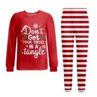 Božićna priča Pajamas Classic Sleep Sets Xmas Božićni flanel Pajamas Unisex, Veličine djece i djece