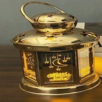 Ramadan lampioni EID muslimanski svečani ukrasi ramadon lampa lampa Eid zanat led noćno svjetlo za IFTAR