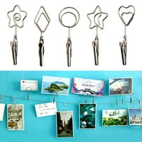 MANWANG FOTO klipovi u obliku srca Podesite fotografiju Jednostavni instalacijski zid Viseći foto prikaz