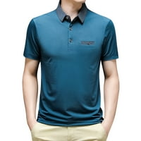 Muške majice kratkih rukava Regularne fit Ležerne poslovne golf majice za muškarce Muške majice s dugim