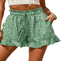 Rejlun dame Mini pant šifon dno Bermuda kratke vruće hlače na Havajima Ljeto Plažni kratke hlače Baggy