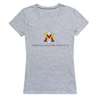 Republika 520-399-H08- Virginia Vojni institut Žene začepljuju majicu kratkih rukava, Heather Grey -