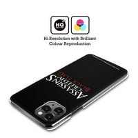 Dizajni za glavu službeno licencirani Assassin's Creed Crne Flog Logos bijeli i crveni Hard Case kompatibilan sa Apple iPhone Plus iPhone Plus