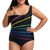 Ženski plus veličine jednodijelni kupaći kupaći kupaći kupaći kupaći kostim