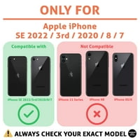 Osobni tanki poklopac kućišta telefona Kompatibilan je za Apple iPhone SE 3rd 8 7, Fudbalski tisak, SAD