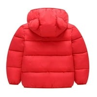FESFESFES zimska runo jakna Dječji baršunast podstavljeni kaput Baby Soded Color Jacket Kids Puffer