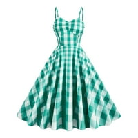 Ženska haljina Ženska 1950-ih Rockabilly haljina bez rukava Retro ljuljačka haljina linija Elegantna