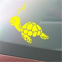 Anvazise Slatka morska kornjača Auto-stiling Vozilo za tijelo Prozor laptopa naljepnice naljepnice Crvena