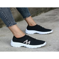 Daeful dame trčanje cipela čipke za šetnju cipele za šetnju na čarapima na čarapima Fitness Workout