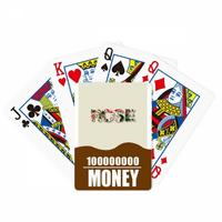 Rose Blossom Love Lover Art Deco Fashion Poker igračka karta Smiješna ručna igra